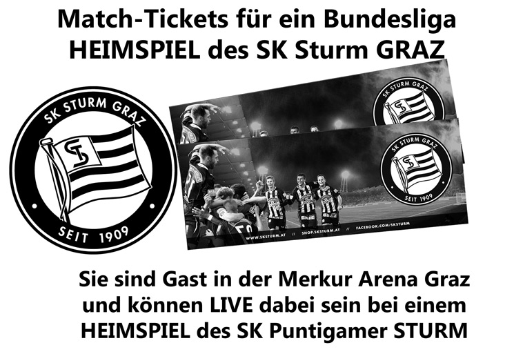 SK STURM GRAZ Match Tickets