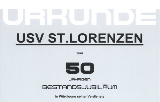 50 Jahre SV St.Lorenzen