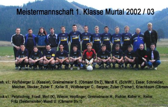 Meistermannschaft 2002/03